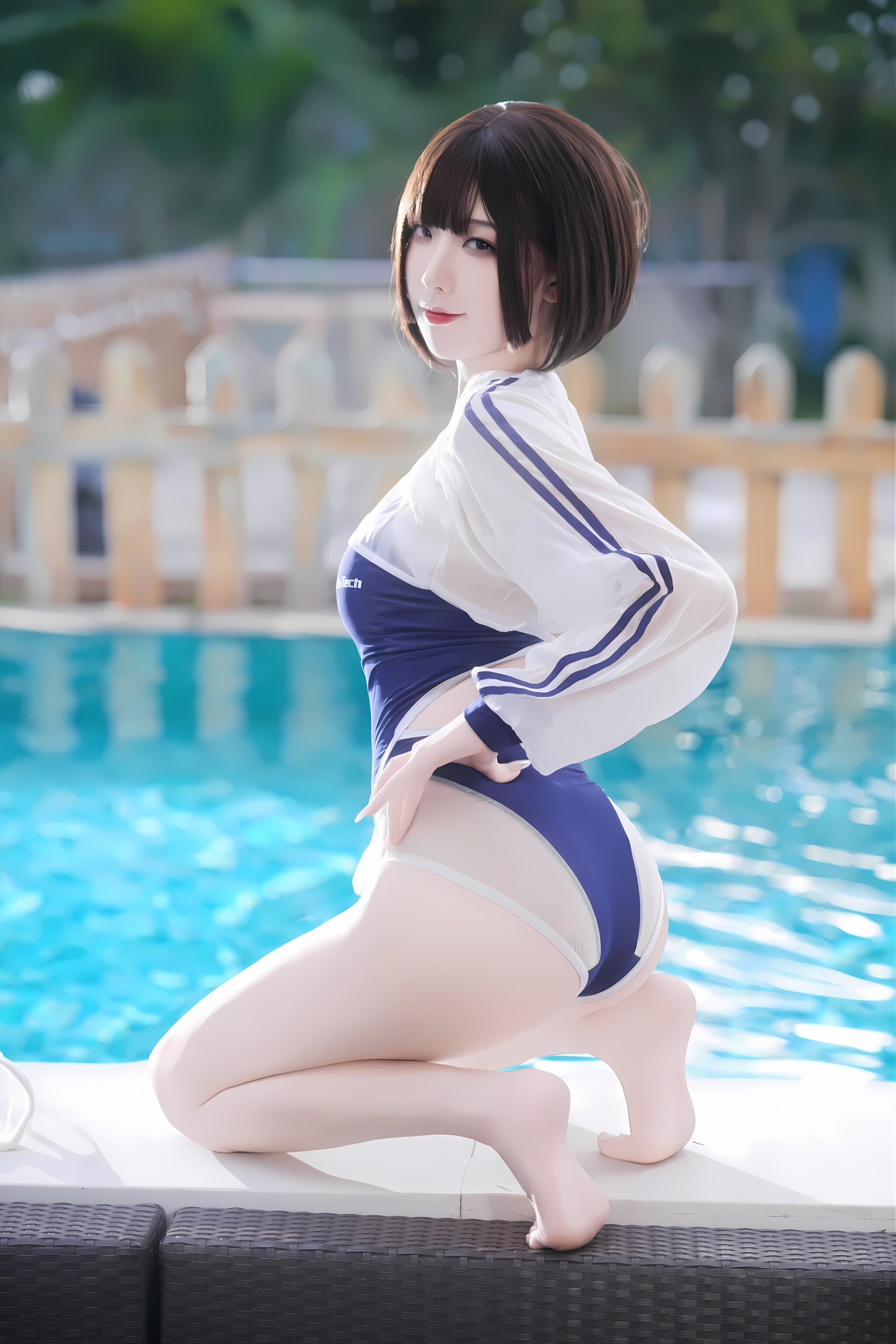 封疆疆v - NO.066 小海月 竞泳[33P]-XikXak